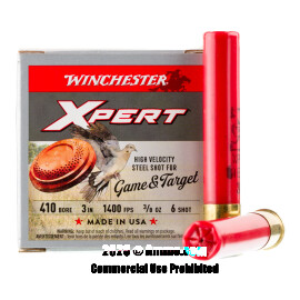 Image For 250 Rounds Of 3/8 oz. #6 Shot 410 Winchester Ammunition