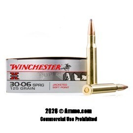 Winchester Super-X 30-06 Ammo - 200 Rounds of 125 Grain JSP Ammunition