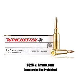 Image of Winchester USA 6.5 Creedmoor Ammo - 200 Rounds of 125 Grain Open Tip Ammunition