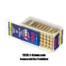 Image of Bulk 22 WMR Ammo - 500  Rounds of Bulk 30 Grain JHP Ammunition from CCI