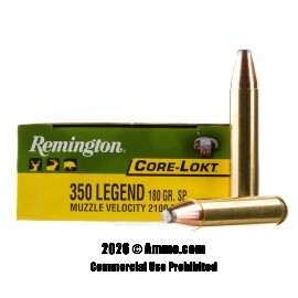 Image of Remington Core-Lokt 350 Legend Ammo - 20 Rounds of 180 Grain JSP Ammunition
