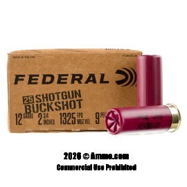 Image of Federal 12 Gauge Ammo - 250 Rounds of 00 Buck Ammunition