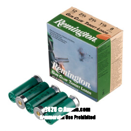 Image of Bulk 12 Gauge Ammo - 250 Rounds of Bulk 1-1/8 oz. #8 Shot Ammunition from Remington