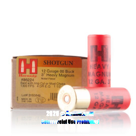 Image of Hornady Heavy Magnum Coyote 12 Gauge Ammo - 10 Rounds of 1-1/2 oz. 00 Buckshot Ammunition