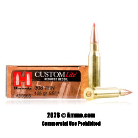 Image of Hornady 308 Win Ammo - 20 Rounds of 125 Grain SST Ammunition