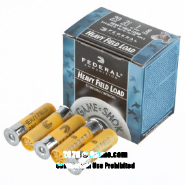 Image of Bulk 20 Gauge Ammo - 250 Rounds of Bulk 1 oz. #8 Shot Ammunition from Federal