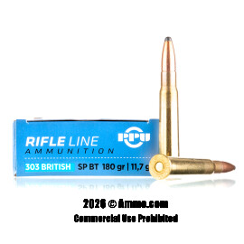 Image of Prvi Partizan 303 British Ammo - 20 Rounds of 180 Grain SP Ammunition