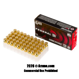Image of Bulk 45 ACP Ammo - 1000 Rounds of Bulk 230 Grain FMJ Ammunition from Federal