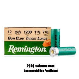 Image of Remington 12 Gauge Ammo - 25 Rounds of 1-1/8 oz. #7-1/2 Shot (Lead) Ammunition