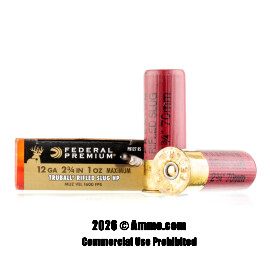 Image of Federal 12 Gauge Ammo - 5 Rounds of 1 oz. Rifled Slug Ammunition