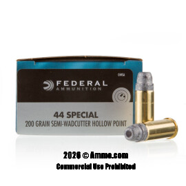 Image of Federal 44 S&W Special Ammo - 20 Rounds of 200 Grain LSWCHP Ammunition