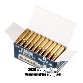 Image of Bulk 5.7x28 Ammo - 500  Rounds of Bulk 62 Grain FMJ Ammunition from Fiocchi