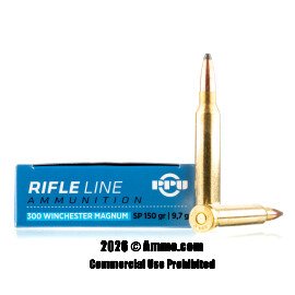 Image of Prvi Partizan 300 Win Mag Ammo - 200 Rounds of 150 Grain SP Ammunition