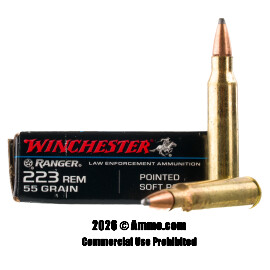 Image of Winchester 223 Ammo - 20 Rounds of 55 Grain PSP Ammunition