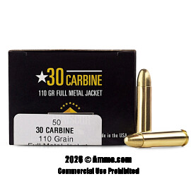 Image of Armscor USA 30 Carbine Ammo - 50 Rounds of 110 Grain FMJ Ammunition
