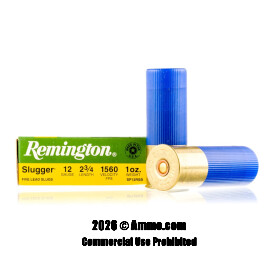 Image of 12 Gauge - 2-3/4" 1 oz. Rifled Slug (Blue Hull) - Remington Slugger (SP12RSB) - 250