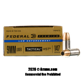 Image of Federal 9mm Ammo - 1000 Rounds of 147 Grain JHP Ammunition