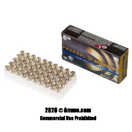 Image of Bulk 40 Cal Ammo - 1000 Rounds of Bulk 165 Grain JHP Ammunition from Federal