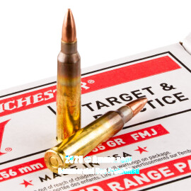 Image of Bulk 5.56x45 Ammo - 600 Rounds of Bulk 55 Grain FMJ Ammunition from Winchester