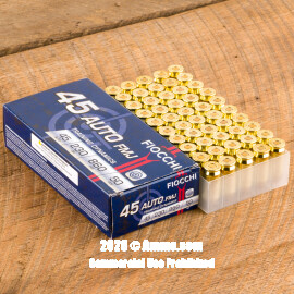 Image of Bulk 45 ACP Ammo - 1000 Rounds of Bulk 230 Grain FMJ Ammunition from Fiocchi