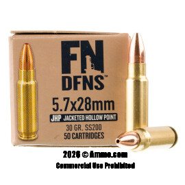 Image of FN Herstal 5.7x28mm Ammo - 500 Rounds of 30 Grain JHP Ammunition