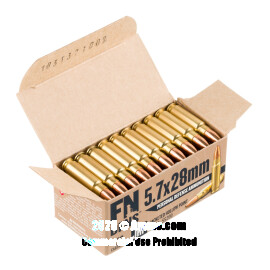 Image of Bulk 5.7x28 Ammo - 500  Rounds of Bulk 30 Grain JHP Ammunition from FN Herstal