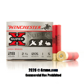 Image of Winchester Super-X 28 Gauge Ammo - 250 Rounds of 1 oz. #5 Shot Ammunition