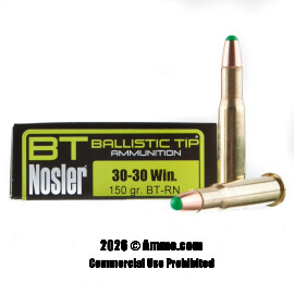 Image of Nosler 30-30 Ammo - 20 Rounds of 150 Grain Nosler Ballistic Tip Ammunition