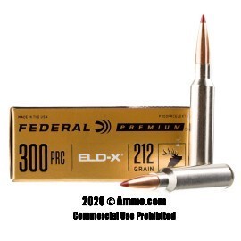 Image of Federal 300 PRC Ammo - 20 Rounds of 212 Grain ELD-X Ammunition