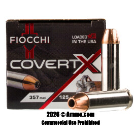 Image of 357 Mag - 125 Grain JHP - Fiocchi CovertX - 20 Rounds