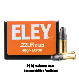 Image of Eley 22 LR Ammo - 500 Rounds of 40 Grain LRN Ammunition