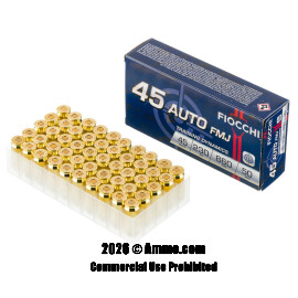 Image of Bulk 45 ACP Ammo - 1000 Rounds of Bulk 230 Grain FMJ Ammunition from Fiocchi