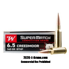 Image of Winchester Super Match 6.5 Creedmoor Ammo - 200 Rounds of 140 Grain HPBT Ammunition