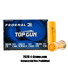 Image of Federal 20 ga Ammo - 250 Rounds of 7/8 oz. #7-1/2 Shot (Lead) Ammunition