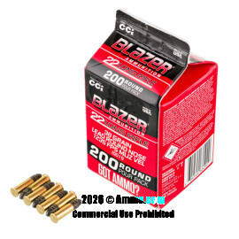 Image of Bulk 22 LR Ammo - 2000 Rounds of Bulk 38 Grain LRN Ammunition from Blazer