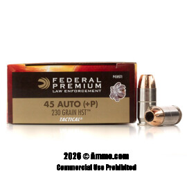 Image of Federal 45 ACP +P Ammo - 50 Rounds of 230 Grain JHP Ammunition