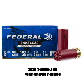Image of Federal Game-Shok 12 Gauge Ammo - 25 Rounds of 2-3/4" 1-1/8 oz. #8 Shot Ammunition