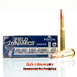 Image of Fiocchi 30-30 Ammo - 200 Rounds of 150 Grain PSP Ammunition