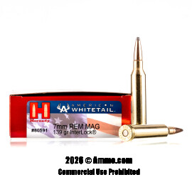 Image of Hornady 7mm Rem Magnum Ammo - 20 Rounds of 139 Grain SP Ammunition