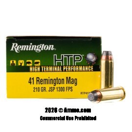 Image of Remington Core-Lokt 41 Magnum Ammo - 20 Rounds of 210 Grain JHP Ammunition