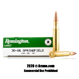 Image of Remington 30-06 Ammo - 200 Rounds of 150 Grain MC Ammunition