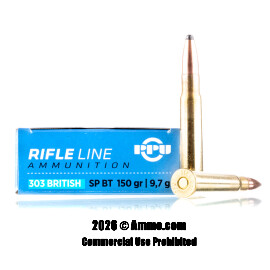 Image of Prvi Partizan 303 British Ammo - 20 Rounds of 150 Grain SP Ammunition