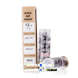 Image of Sellier and Bellot 12 Gauge Ammo - 10 Rounds of 1-7/8 oz. #00 Buck Ammunition
