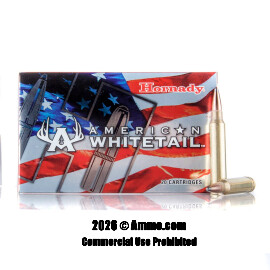 Image of Hornady American Whitetail 300 Win Mag Ammo - 20 Rounds of 180 Grain InterLock Ammunition