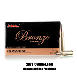Image of PMC Bronze Hunting 308 Win Ammo - 800 Rounds of 150 Grain SP Ammunition