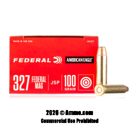 Image of Federal 327 Fed Mag Ammo - 50 Rounds of 100 Grain JSP Ammunition