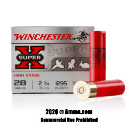 Image of Winchester Super-X 28 Gauge Ammo - 25 Rounds of 2 3/4" 3/4 oz. #6 Shot Ammunition