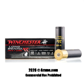 Image of Winchester 12 Gauge Ammo - 10 Rounds of 1-3/4 oz. #4 Shot (Lead) Ammunition