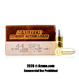 Image of Magtech 44 S&W Special Ammo - 50 Rounds of 240 Grain LFN Ammunition