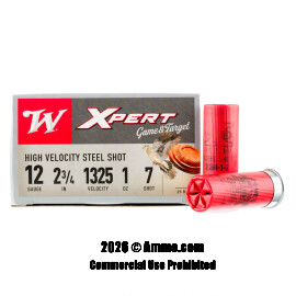 Image of Winchester 12 ga Ammo - 25 Rounds of 1 oz. #7 Shot (Steel) Ammunition